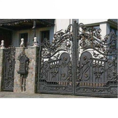 Luxury antico tubo di ferro battuto disegni porta principale per il giardino di casa o all' aperto