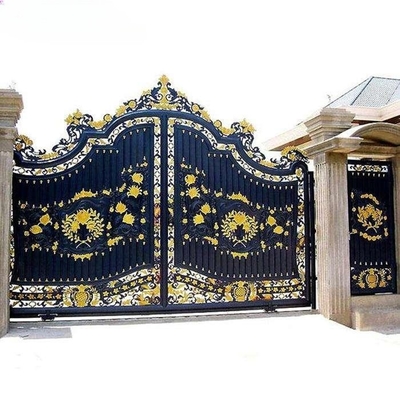 Luxury antico tubo di ferro battuto disegni porta principale per il giardino di casa o all' aperto