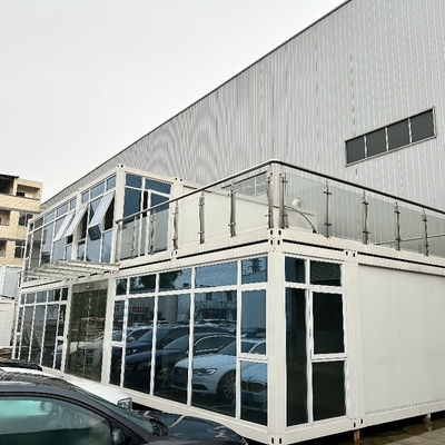 Prezzo di fabbrica basso Casa di container a due piani Edificio in acciaio leggero Casa mobile