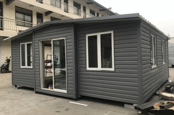 Case prefabbricate in stile australiano con contenitore espandibile