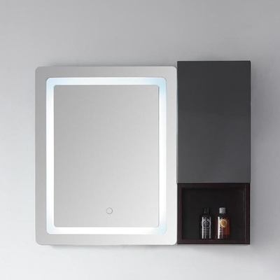 Vanità a 40 pollici del bagno di Grey Customized Bathroom Cabinets LED dello specchio caldo della luce