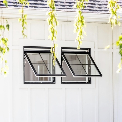 Tenda di alluminio lustrata doppio Windows di minimalismo per il seminterrato