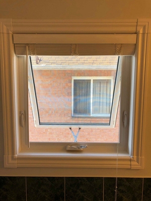 Tenda di alluminio lustrata doppio Windows di minimalismo per il seminterrato