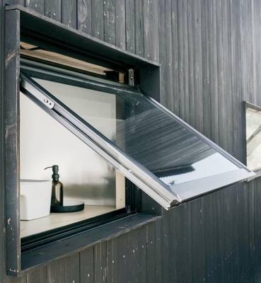 Tenda di alluminio lustrata doppio Windows di minimalismo per il seminterrato