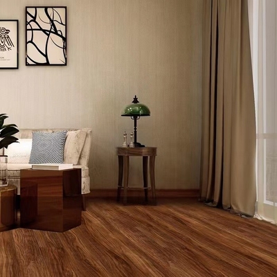 plancia di lusso di legno del vinile di Cork Backed Interlocking SPC della pavimentazione del grano del Faux di 5mm