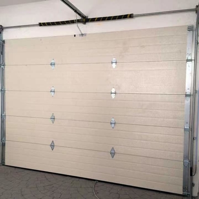 Horizantal 16x7 sopraelevato scorrevole rotola sulla porta del garage con il pannello dell'unità di elaborazione