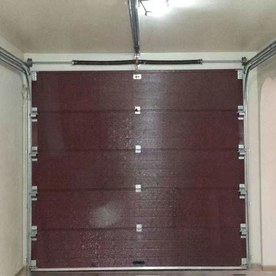 Horizantal 16x7 sopraelevato scorrevole rotola sulla porta del garage con il pannello dell'unità di elaborazione