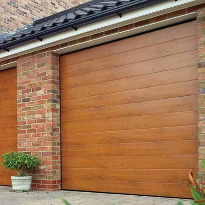Horizantal 16x7 sopraelevato scorrevole rotola sulla porta del garage con il pannello dell'unità di elaborazione