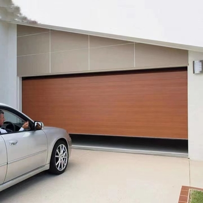 Porta sezionale scorrevole laterale di alluminio della porta del garage automatizzata CE ISO9001