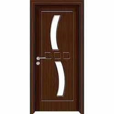 Porta di entrata di legno di mogano di legno a prova di fuoco del PVC WPC dell'ABS della porta HDF del MDF