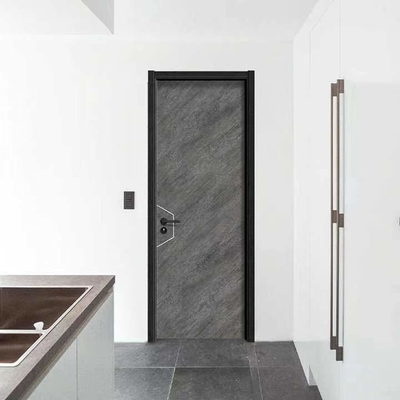 Porta a livello interna di legno su misura del MDF del compensato con rivestimento dell'impiallacciatura