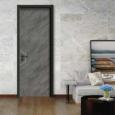 Porta a livello interna di legno su misura del MDF del compensato con rivestimento dell'impiallacciatura