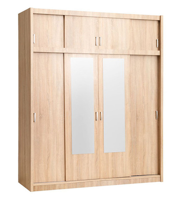 Otturatore del pannello truciolare 3 che fa scorrere guardaroba costruito in gabinetto per la piccola camera da letto