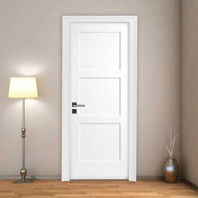 MDF di legno solido Front Doors stile americano delle porte dell'hotel del pannello domestico dell'appartamento 3
