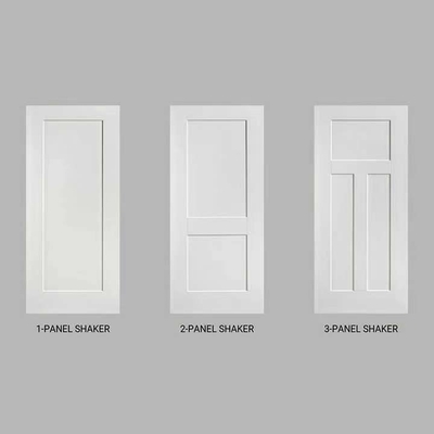 MDF di legno solido Front Doors stile americano delle porte dell'hotel del pannello domestico dell'appartamento 3