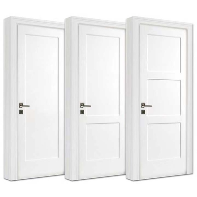 MDF di legno solido Front Doors stile americano delle porte dell'hotel del pannello domestico dell'appartamento 3
