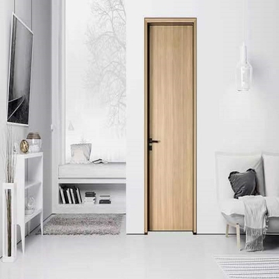 Porta di legno della melammina moderna semplice interna del MDF per il bagno