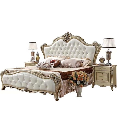 insieme di camera da letto classico antico dell'hotel di 180x200CM del letto di qualità superiore del salone