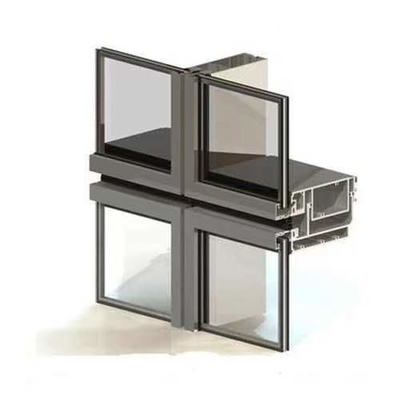 Parete divisoria di vetro di alluminio riflettente della costruzione per Real Estate