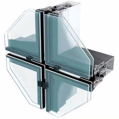 Parete divisoria di vetro di alluminio riflettente della costruzione per Real Estate