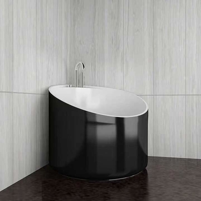 Vasca d'inzuppamento 950*950*720MM dell'angolo indipendente nero amichevole di Eco