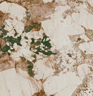 Mobilia moderna semplice superiore sinterizzata del Brasile Brown di rettangolo del tavolino da salotto del marmo della pietra