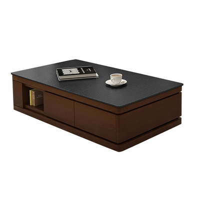 Tabella di console di marmo di legno del tavolino da salotto TV del ODM dell'OEM con i cassetti di stoccaggio