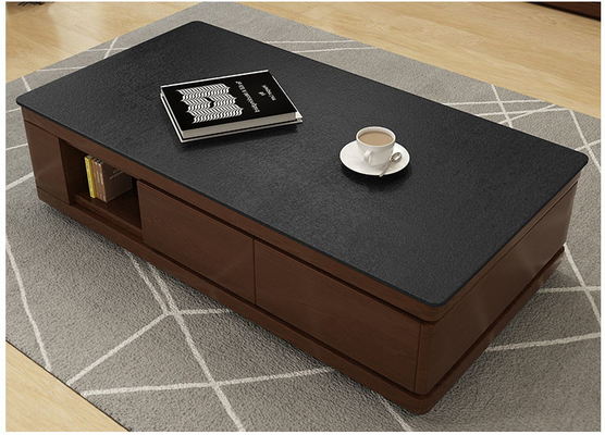 Tabella di console di marmo di legno del tavolino da salotto TV del ODM dell'OEM con i cassetti di stoccaggio