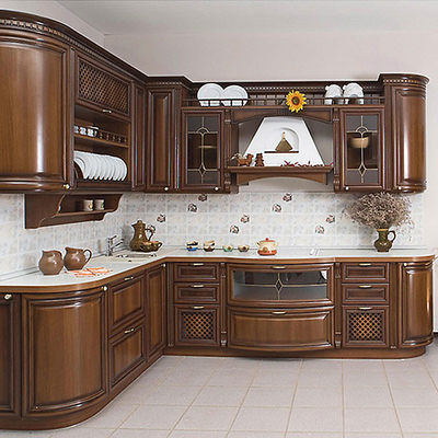 Armadietto di legno solido libero della cucina del Ministero degli Interni del CE della formaldeide stile americana dei Governi