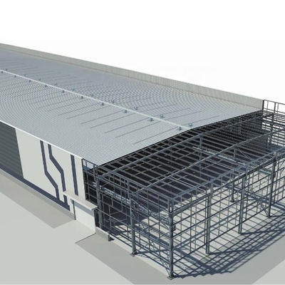 metallo del magazzino della struttura d'acciaio 1500sqm che costruisce 25m*80m*9m