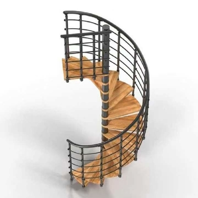 Scala a chiocciola dell'interno di economia di spazio