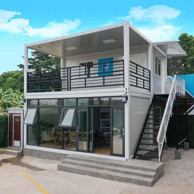 Casa prefabbricata a due camere di alluminio del container del flat pack della Camera 40ft del contenitore