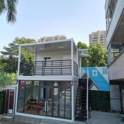 Casa prefabbricata a due camere di alluminio del container del flat pack della Camera 40ft del contenitore