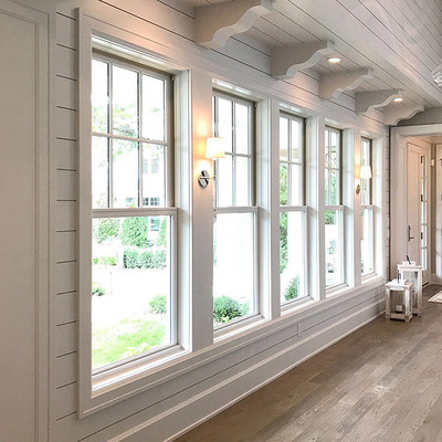 Vetro isolato infrangibile Windows decorativo di alluminio di sicurezza per le pareti