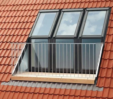 Lucernario di vetro Windows del tetto della struttura di vista del cielo del doppio di alluminio impermeabile di Windows