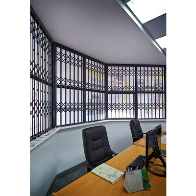 Struttura di alluminio Windows della villa a fisarmonica durevole della griglia con lo scassinatore Bars