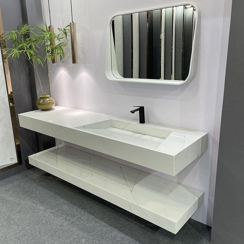 Lavandino del lavabo del nuovo di progettazione del lavandino doppio di colore bagno sanitario bianco italiano degli articoli