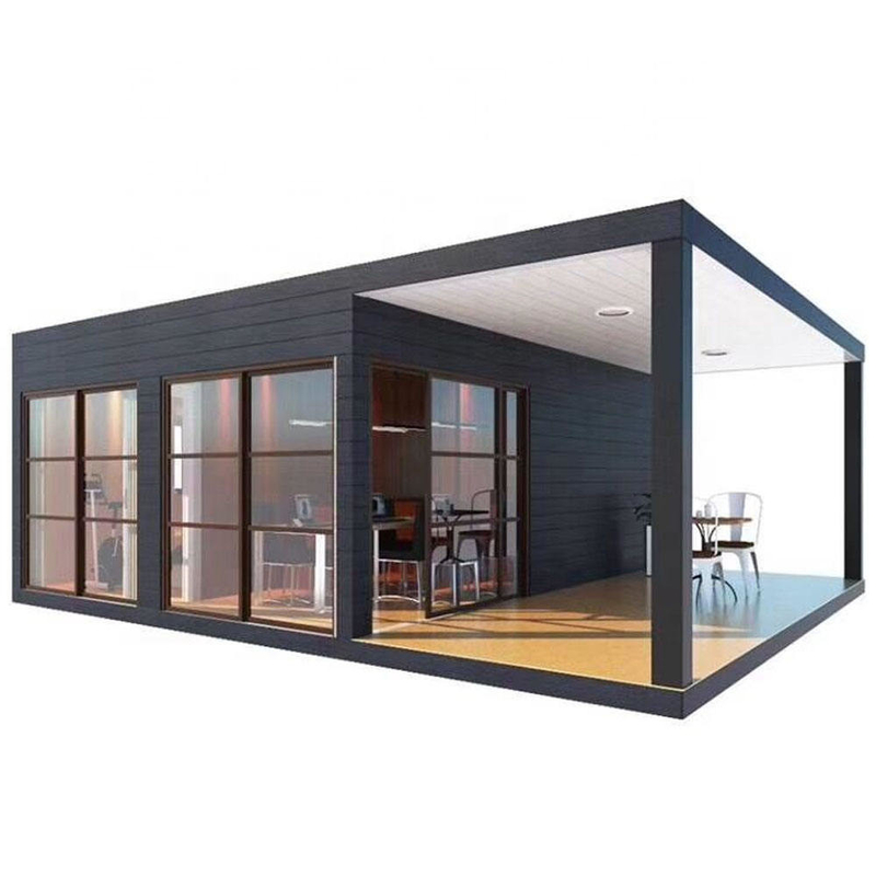 Luxury colore personalizzabile e vetro portabile 20ft 40ft prefabbricato piatta confezione contenitore casa con prezzo di fabbrica