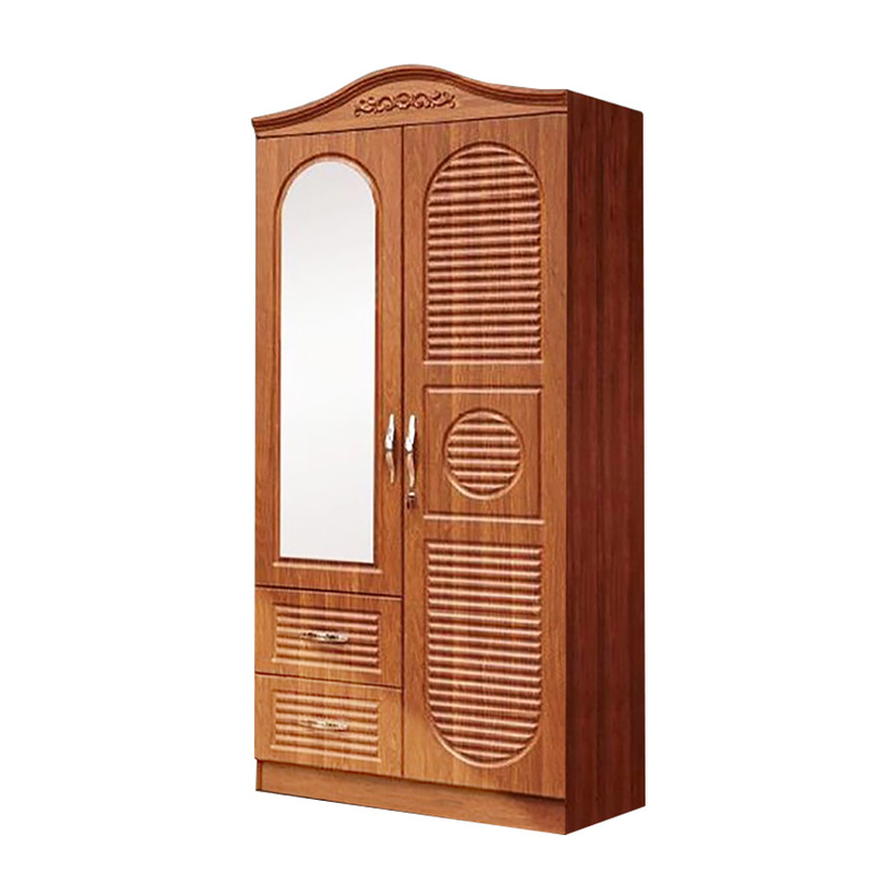 Gabinetto 2 3 del bordo del MDF di colore di struttura del PVC multi un armadietto di 4 porte con lo specchio