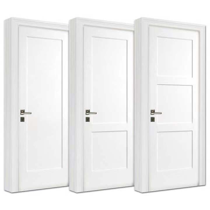 MDF di legno solido Front Doors stile americano delle porte dell'hotel del pannello domestico dell'appartamento 3