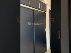 passeggiata su ordinazione di legno modulare di progettazione moderna della mobilia della Tesia-camera da letto nel guardaroba del gabinetto